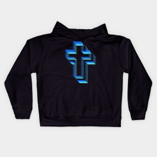 3D Cross Design †††† Kids Hoodie